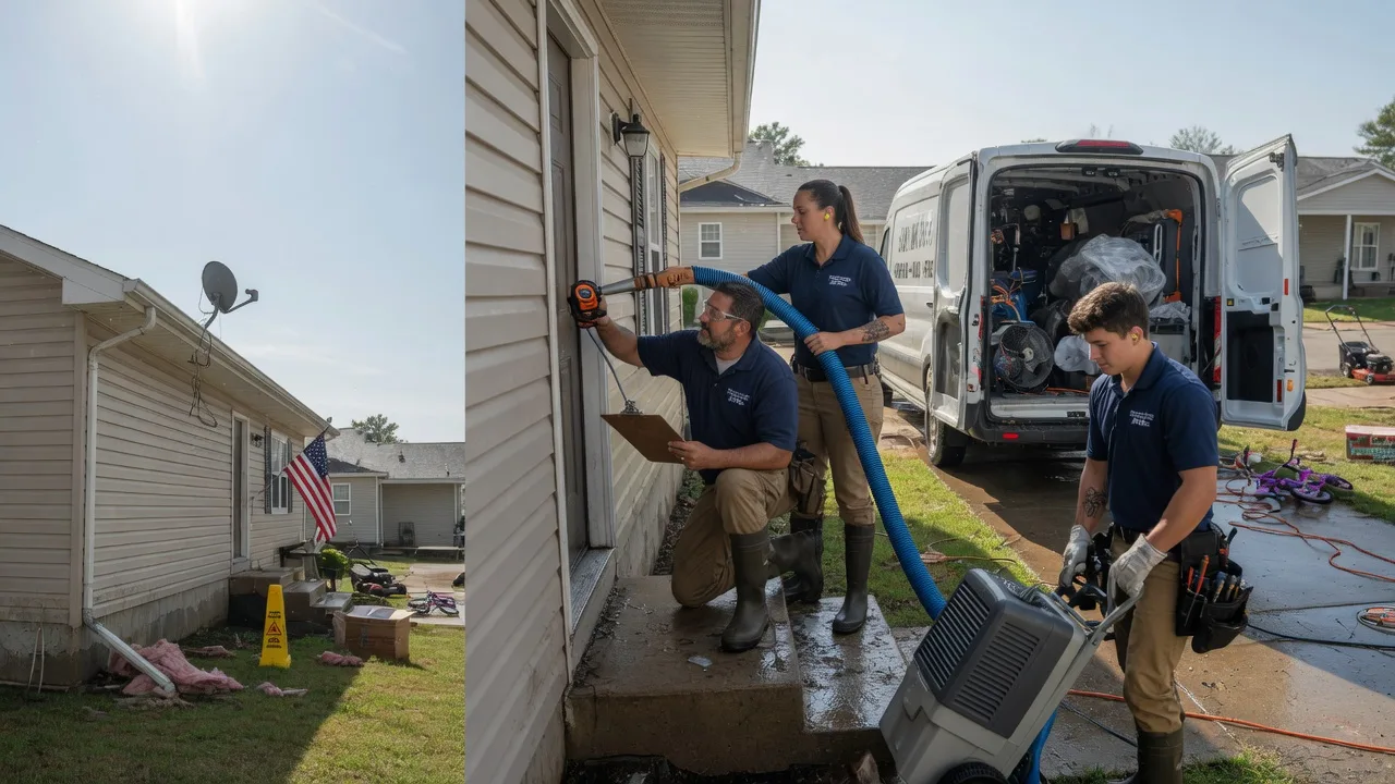 Ceiling Water Damage Restoration in University Park, IA near me